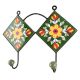 Sunflower Ceramic Tile Wall Hook Online